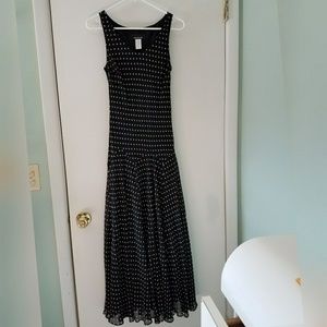 Jones New York Black and White Polka Dots